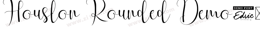 Houston Rounded Demo字体转换